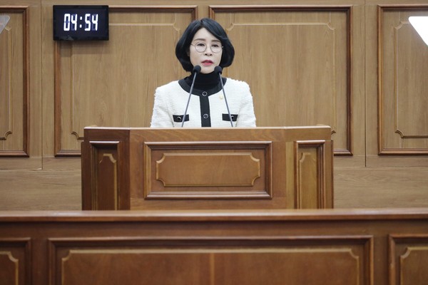 김혜경 의원 “주민 의견 무시한 통영시 행정”