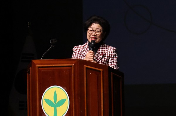 김미옥 통영시의회 의장 축사.